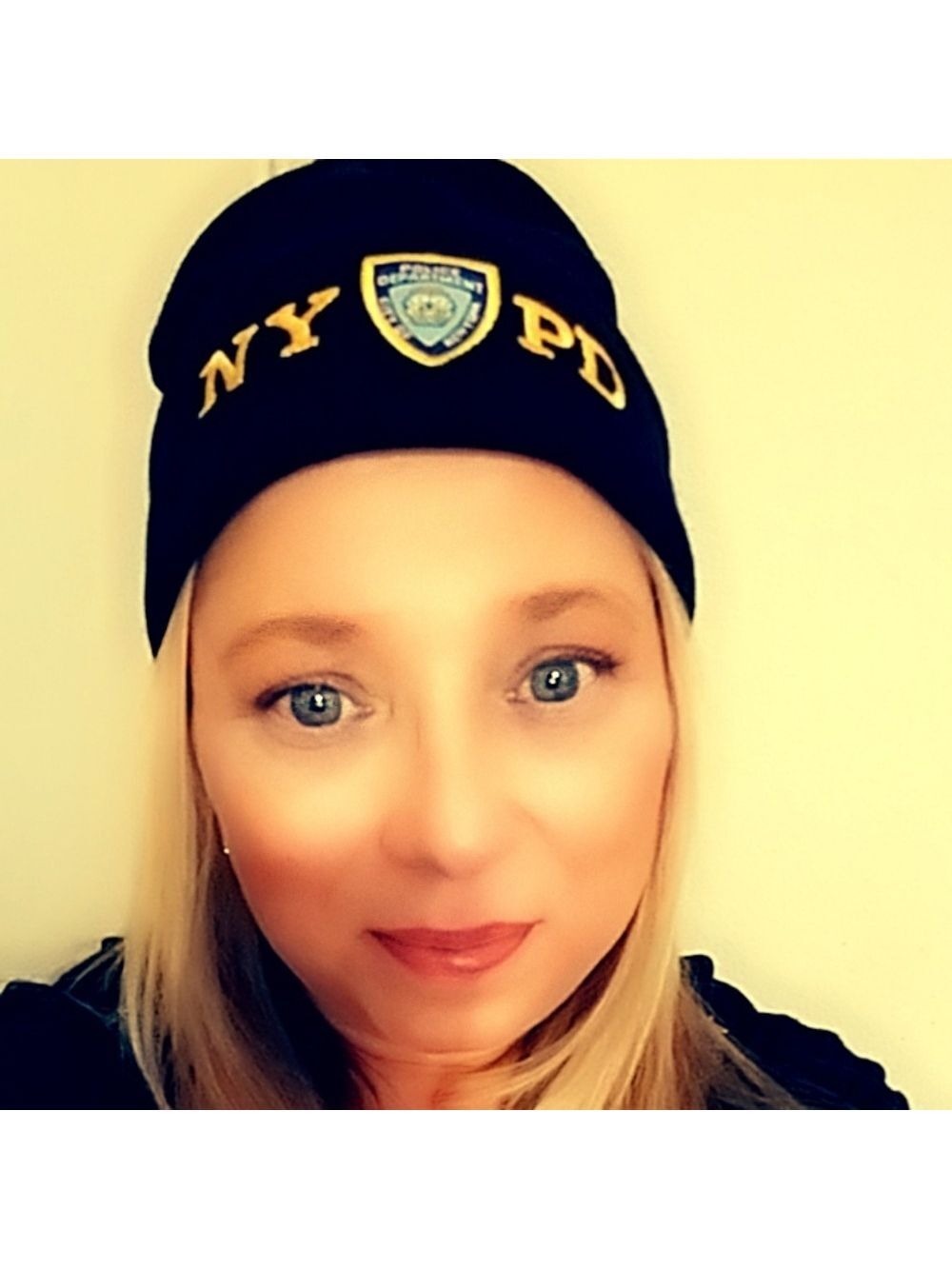 NYPD Black Beanie cap